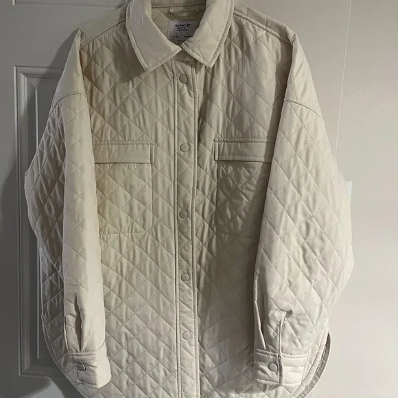 Quilted Oversized Lightweight Jacket / Shacket - Picture 4 of 6